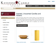 Tablet Screenshot of keystonecandle.com